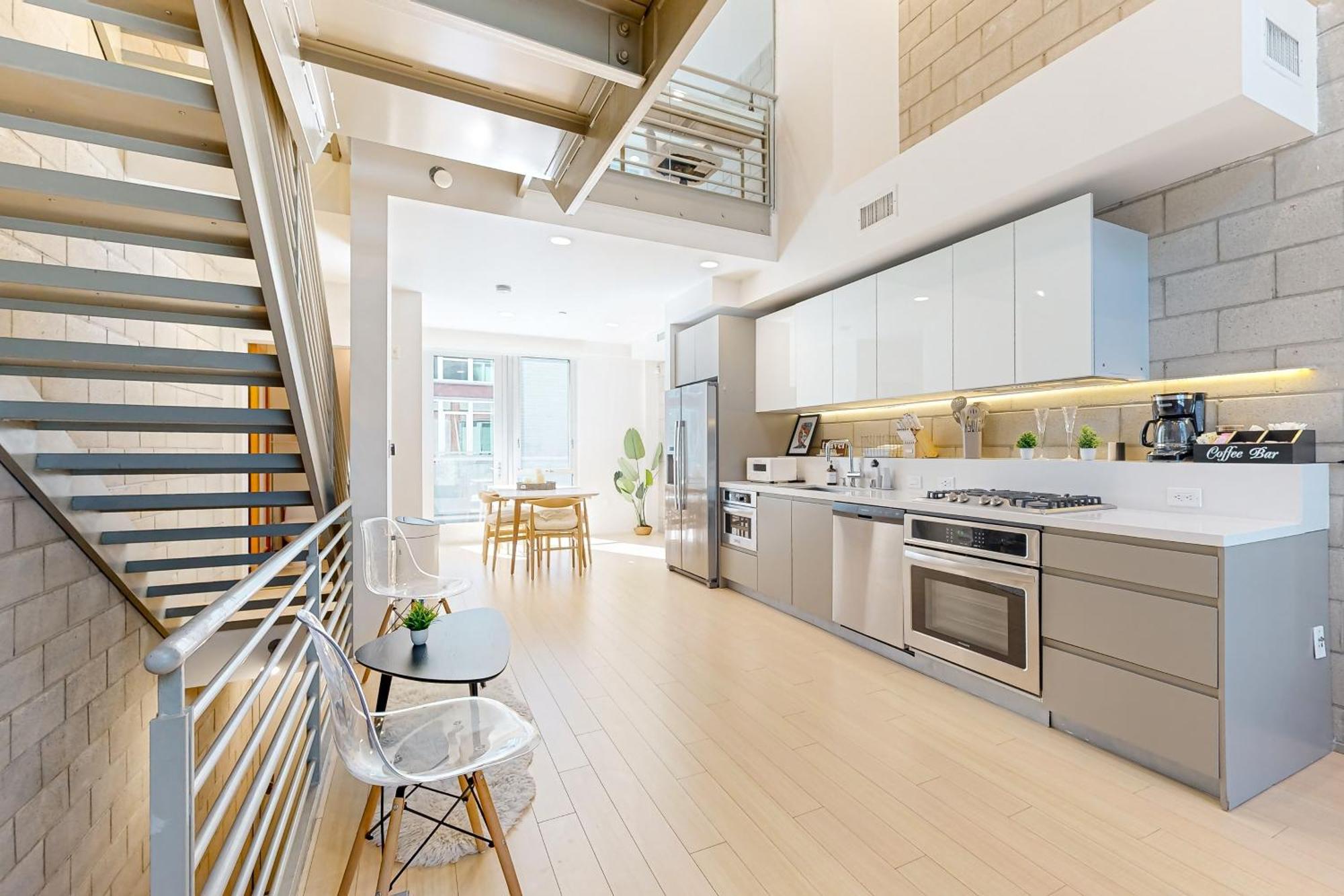 Modern Loft-Style Townhouse In Los Angeles Buitenkant foto