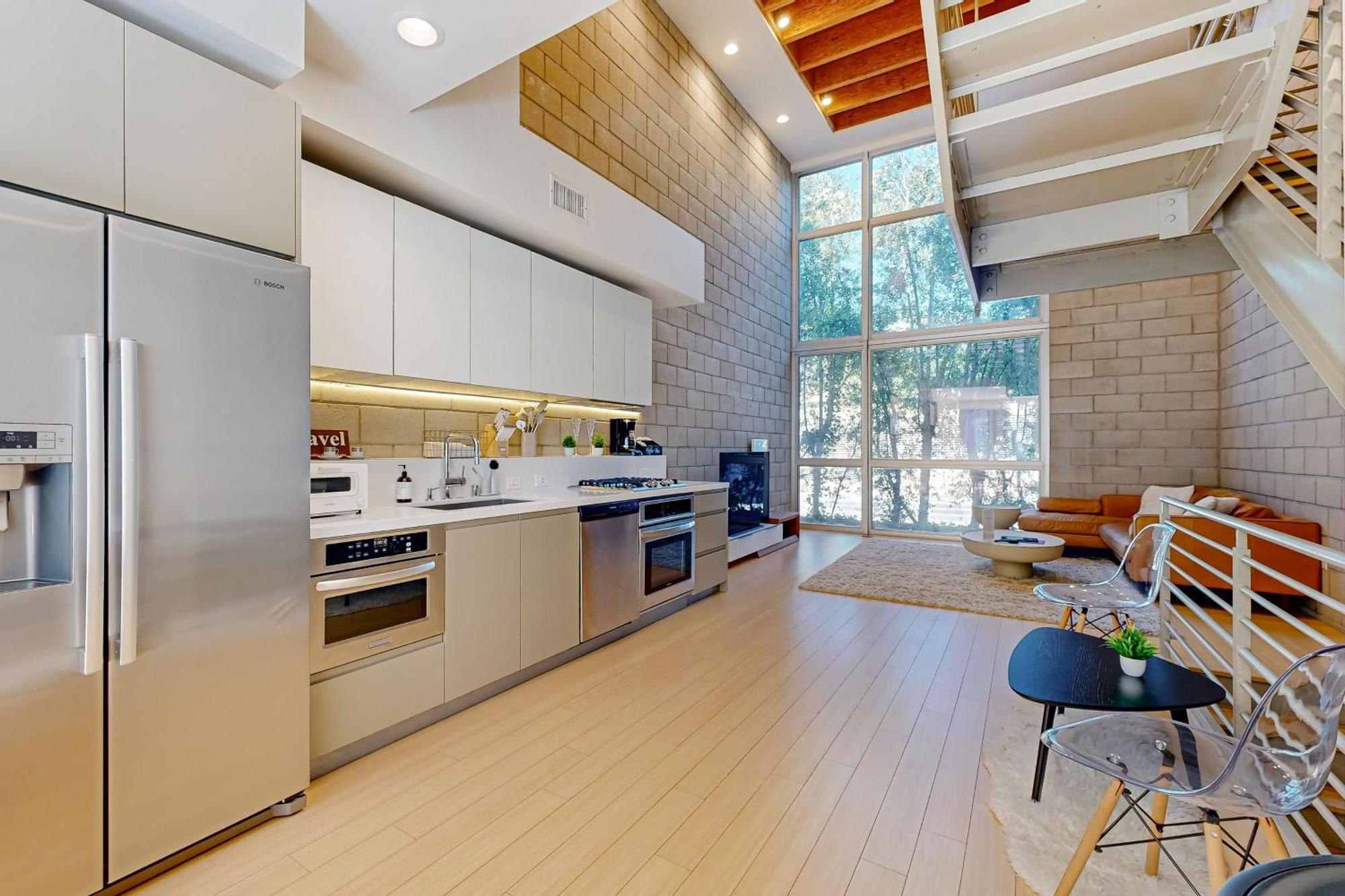 Modern Loft-Style Townhouse In Los Angeles Buitenkant foto